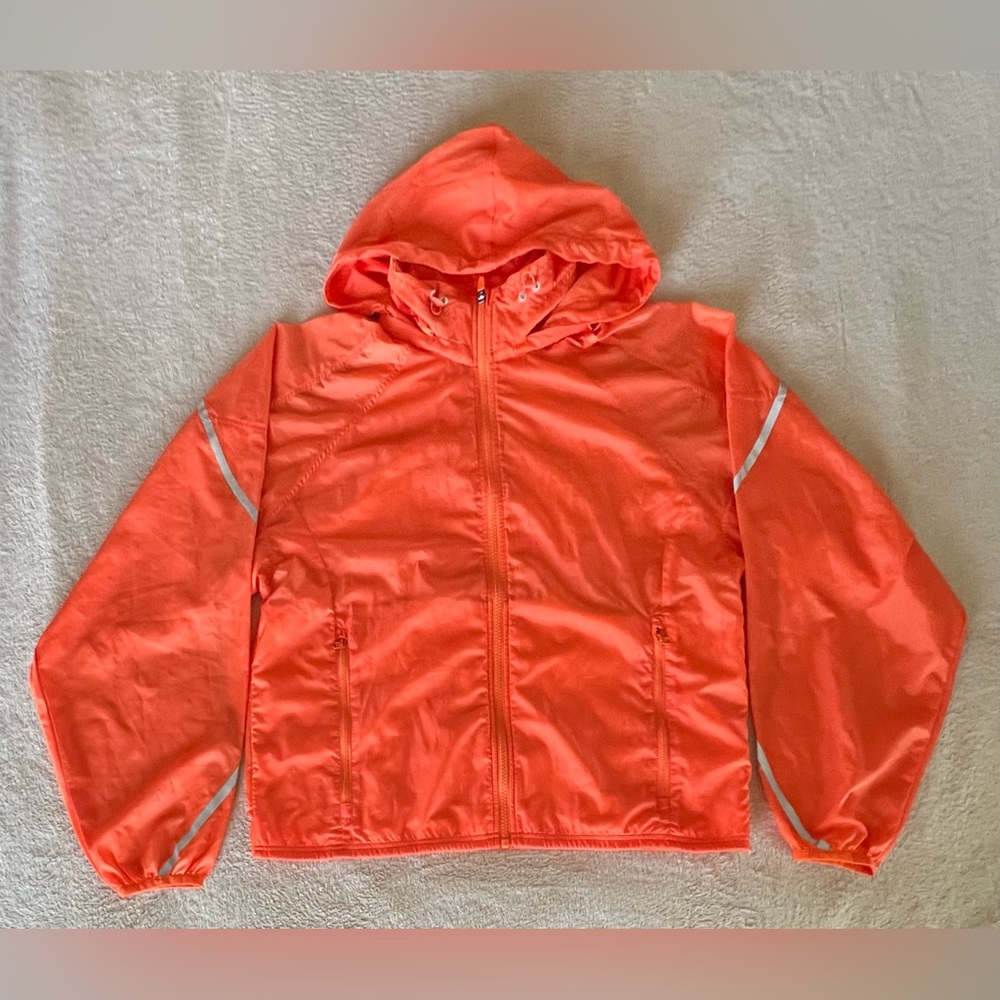 Sweaty Betty Bold Orange Lightweight Jacket View 4